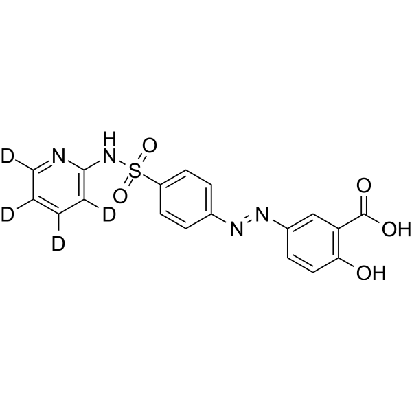 Sulfasalazine-d4 (sulfasalazine d4) 1346606-50-5